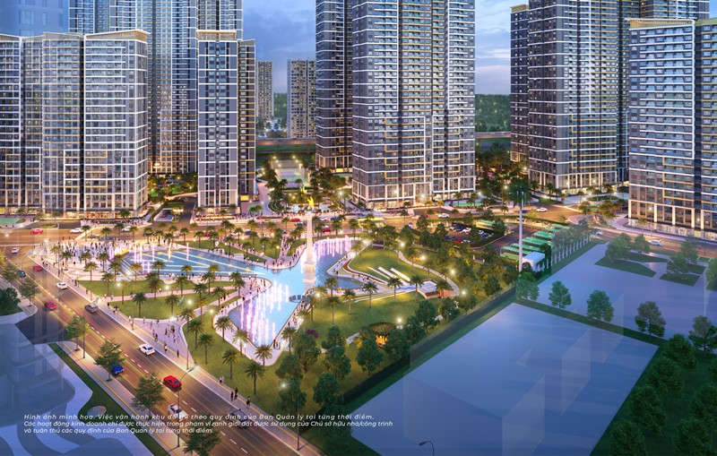 Quảng trường Eagle tại Vinhomes Grand Park
