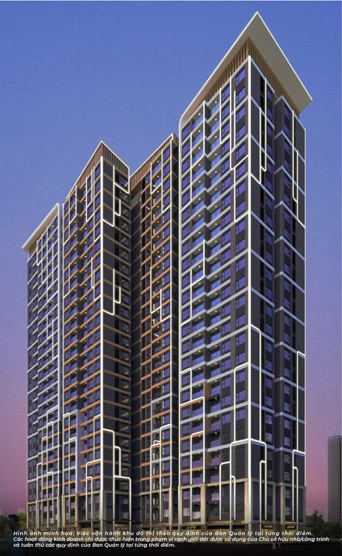 Hệ thống đèn LED rực rỡ khiến Glory Heights được ví như "The Landmark" của thành phố Thủ Đức